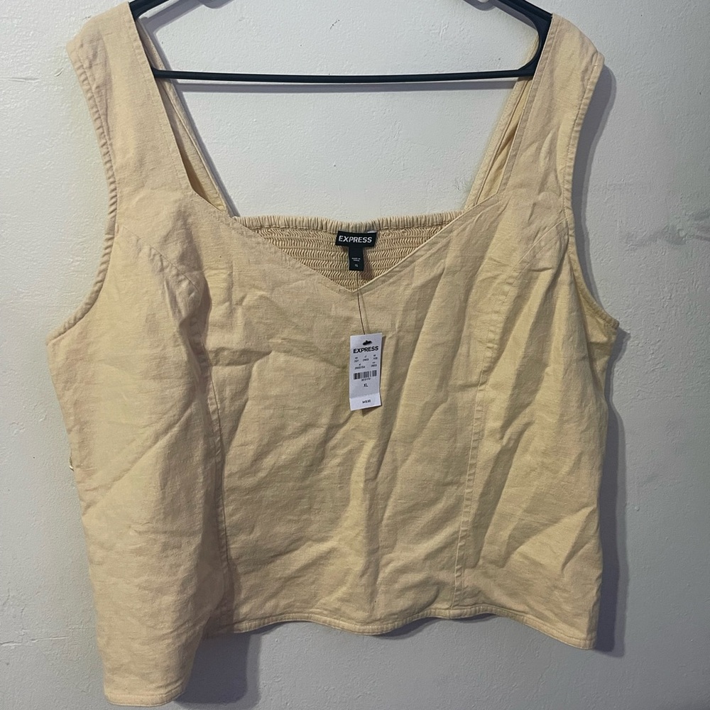 Yellow Crop Top